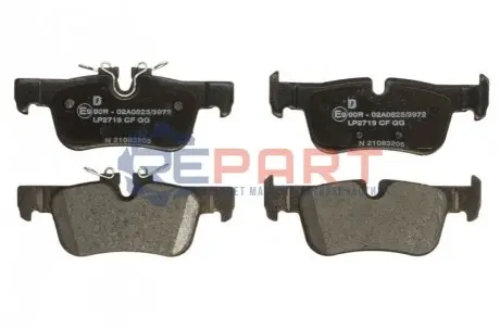 Колодки гальмівні (задні) BMW 1 (F52/F40)/X2 (F39) 17-/2 (F44-F46)/i3 (I01) 13-/X1 (F48)/Mini 14- Delphi LP2719 Купити в Україні