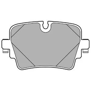 Комплект гальмівних колодок задн, JAGUAR F-TYPE, XJ 2.0/3.0/5.0 10.09- Delphi LP2768