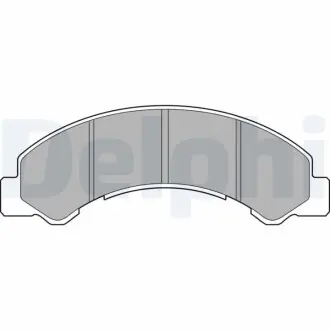 Дисковые тормозные колодки, комплект Delphi LP2769 Купить в Украине