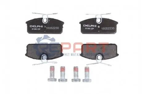 Тормозные колодки, дисковые. Delphi LP3150