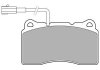 Дисковые тормозные колодки, комплект Delphi LP3157 (фото 1)