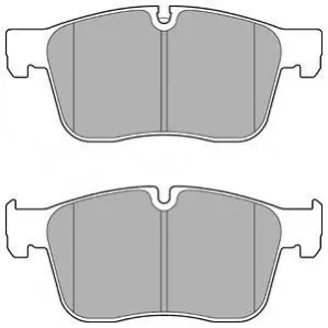 Комплект гальмівних колодок передн, JAGUAR F-PACE, I-PACE, XE, XF II, XF SPORTBRAKE LAND ROVER RANGE ROVER VELAR 2.0-Electric 03.15- Delphi LP3187