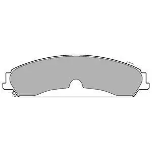 Комплект гальмівних колодок передн, CHRYSLER 200, 300C DODGE CHALLENGER, CHARGER LANCIA FLAVIA, THEMA 2.4-6.4 09.08 Delphi LP3216 Купити в Україні