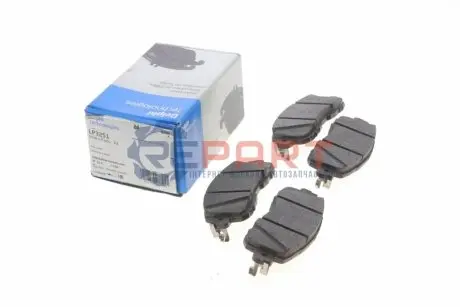 Комплект гальмівних колодок передн, NISSAN ALTIMA, LEAF, MAXIMA, NAVARA NP300, NP300, NV200, NV200 / EVALIA, PATHFINDER III, TEANA III, TOWNSTAR 2.0-Electric 10.04 Delphi LP3251 Купити в Україні