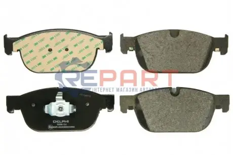 Фото 1 — Колодки гальмівні (передні) Volvo S60/S90/V60/V90/XC40/XC60/XC90 2.0 15- Delphi (LP3256) Фото Колодки гальмівні (передні) Volvo S60/S90/V60/V90/XC40/XC60/XC90 2.0 15- Delphi (LP3256) зображення 1