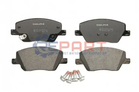 Фото Комплект гальмівних колодок, дискове гальмо Delphi (LP3289) зображення 1
