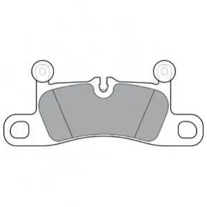 Фото Тормозные колодки, дисковые. Delphi (LP3298) изображение 1