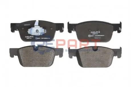 Тормозные колодки, дисковые. Delphi LP3300