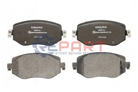 Фото 1 — Колодки гальмівні (передні) Renault Megane IV 15- Delphi (LP3306) Фото Колодки гальмівні (передні) Renault Megane IV 15- Delphi (LP3306) зображення 1