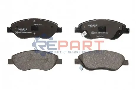 Тормозные колодки, дисковые. Delphi LP3360