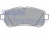 Гальмівні колодки, дискові - Delphi LP3364 (5581052R50, 5581068L50, 5581068R10)