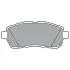 Фото Комплект гальмівних колодок передн, FORD FIESTA VI SUZUKI BALENO, SWIFT IV, SWIFT V 1.0-1.6D 02.10 Delphi (LP3364) зображення 1