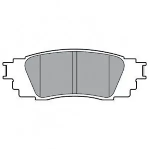 Комплект тормозных колодок задн, LEXUS ES, LBX, RX, UX TOYOTA CAMRY, C-HR, PRIUS, RAV 4 V, YARIS CROSS 1.2-3.5H 10.15 Delphi LP3379