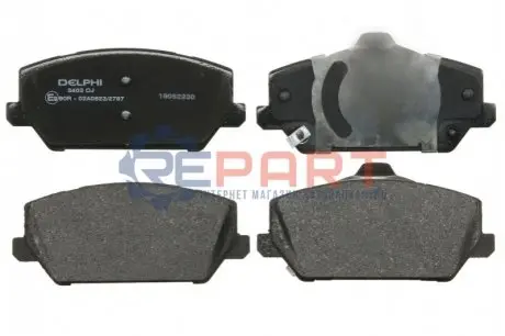 Тормозные колодки, дисковые. Delphi LP3403