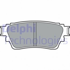 Комплект гальмівних колодок задній - (4605B989) Delphi LP3408 (фото 1)