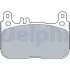 Фото Комплект гальмівних колодок передн, MERCEDES S (W222, V222, X222) 2.2DH 02.14-05.17 Delphi (LP3512) зображення 1