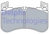 DELPHI LAND ROVER Комплект гальмівних колодок передн. DISCOVERY V  3.0D 16- LP3540