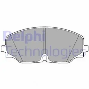 Комплект гальмівних колодок передн, VW ATLAS 2.0/3.6 12.16 Delphi LP3543 Купити в Україні
