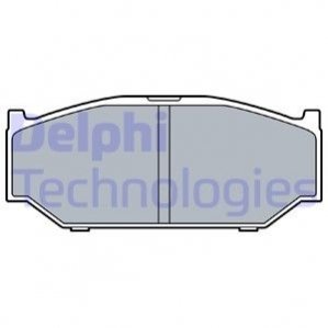 Тормозные колодкиPRZOD Delphi LP3544 (фото 1)