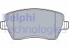 Гальмівні колодки, дискові - Delphi LP3551 (410608481R, 4154210510, A4154210510)