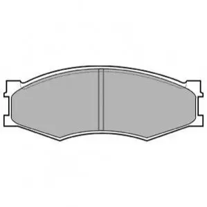 Фото Колодки гальмівні (передні) Nissan Navara/Pick Up 2.4 97- Delphi (LP358) зображення 1