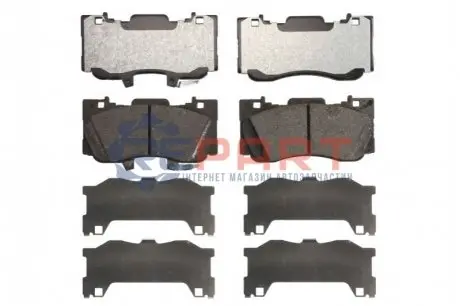Комплект гальмівних колодок передн, FORD USA MUSTANG 2.3/3.7/5.0 02.14 Delphi LP3592 Купити в Україні