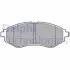 Комплект гальмівних колодок передн, CHEVROLET AVEO / KALOS 1.2-1.5 05.03 Delphi (LP3594) зображення 1