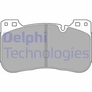 Комплект гальмівних колодок передн, BMW 3 (G20, G80, G28), 3 (G21, G81), 4 (G22, G82), 4 (G23, G83), 5 (G30, F90), 5 (G60, G90, G68), 5 (G61, G99), 8 (G14, F91), 8 (G15, F92) 3.0/4.4/4.4H 09.17 Delphi LP3626