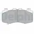 Комплект гальмівних колодок передн, JEEP GRAND CHEROKEE, GRAND CHEROKEE IV 3.0D-6.4 11.10 Delphi (LP3631) зображення 1