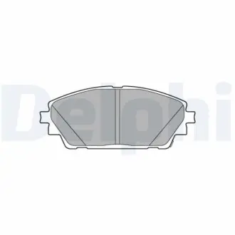 Комплект гальмівних колодок передн, MAZDA 3 1.5-2.5H 11.18 Delphi LP3632 Купити в Україні
