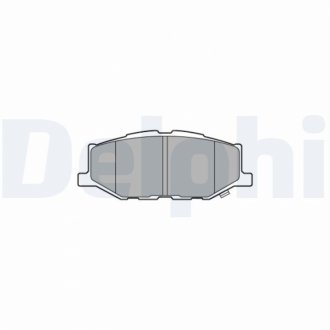 Тормозные колодки дисковые Delphi LP3637