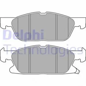 Комплект гальмівних колодок передн, FORD FOCUS IV, KUGA III 2.0D-2.5H 04.19 Delphi LP3643 Купити в Україні