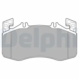Комплект тормозных колодок передн BREMBO MERCEDES A (W177), CLA (C118), CLA SHOOTING BRAKE (X118), GLA (H247) M139.980 07.19- Delphi LP3654