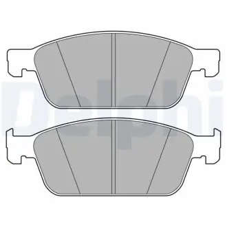 Комплект гальмівних колодок передн, FORD FOCUS III, KUGA II, TOURNEO CONNECT V408 NADWOZIE WIELKO, TRANSIT CONNECT, TRANSIT CONNECT V408 1.0-2.0D 07.12 Delphi LP3666 Купити в Україні