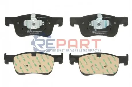 Комплект гальмівних колодок передн, CITROEN BERLINGO, C4 GRAND PICASSO II, C4 PICASSO II, C4 SPACETOURER, GRAND C4 SPACETOURER OPEL COMBO E TOUR / LIFE PEUGEOT PARTNER 1.2-Electric 02.13 Delphi LP3675