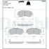 Фото Комплект гальмівних колодок передн, NISSAN QASHQAI II, X-TRAIL, X-TRAIL III RENAULT KADJAR, KOLEOS II 1.2-2.5 11.13 Delphi (LP3693) зображення 1