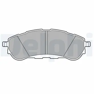 Комплект гальмівних колодок задн, FORD RANGER FORD USA RANGER 2.0D/2.3/3.0D 09.18 Delphi LP3707 Купити в Україні