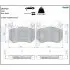 Комплект гальмівних колодок передн, MERCEDES CLE (A236), CLE (C236), E ALL-TERRAIN (S214), E T-MODEL (S214), E (W214), GLC (C254), GLC (X254), S (V223), S (W223), S (Z223) 1.5H-6.0 09.20 Delphi (LP3713) зображення 1