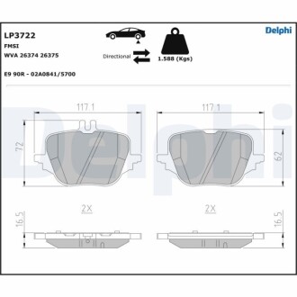 Автозапчастина Delphi LP3722 (фото 1)