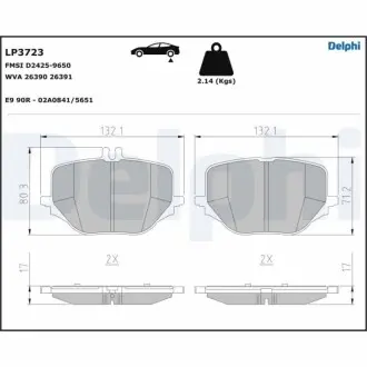 Автозапчасть Delphi LP3723