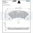 Комплект гальмівних колодок передн, PORSCHE MACAN, PANAMERA, PANAMERA SPORT TURISMO 2.0-4.0D 02.14 Delphi (LP3730) зображення 1