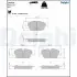 Фото Комплект гальмівних колодок передн, OPEL INSIGNIA B, INSIGNIA B COUNTRY, INSIGNIA B GRAND SPORT 1.5-2.0D 03.17 Delphi (LP3736) зображення 1