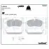 Комплект гальмівних колодок передн, JAGUAR E-PACE LAND ROVER DEFENDER, DISCOVERY IV, DISCOVERY SPORT, DISCOVERY V, RANGE ROVER EVOQUE, RANGE ROVER III, RANGE ROVER IV 1.5H-5.0 03.02 Delphi (LP3835) зображення 1