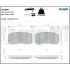 Комплект гальмівних колодок задн, MASERATI GHIBLI III, QUATTROPORTE VI 3.0/3.0D/3.8 01.13 Delphi (LP3866) зображення 1