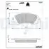 Комплект гальмівних колодок передн, TOYOTA YARIS 1.5H 02.20 Delphi (LP3871) зображення 1