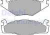 Гальмівні колодки, дискове гальмо (набір) - Delphi LP421 (171698151F, 171698151G, 176698151)
