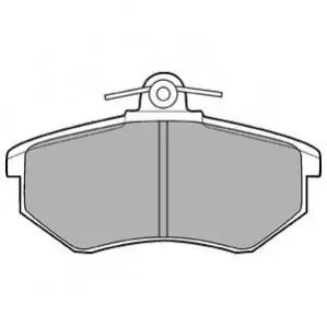 Комплект гальмівних колодок передн, AUDI 100 C2, 200 C2, 80 B2, 80 B3, 80 B4, 90 B2, 90 B3, A4 B5, CABRIOLET B3, COUPE B2, COUPE B3 VW CORRADO, GOLF III, PASSAT B2, PASSAT B3/B4 1.3-2.6 06.76 Delphi LP424 Купити в Україні