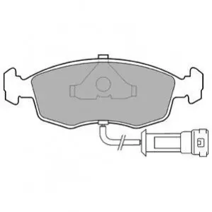 Фото Комплект гальмівних колодок, дискове гальмо Delphi (LP457) зображення 1
