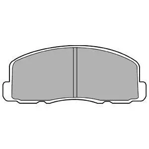 Фото Колодки гальмівні (передні) Mitsubishi Galant/Lancer -92 Delphi (LP458) зображення 1