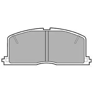 Фото 1 — Колодки гальмівні (передні) Toyota Camry 82-91/Carina 82-01/Celica 85-93/Corolla 83-00 Delphi (LP460) Фото Колодки гальмівні (передні) Toyota Camry 82-91/Carina 82-01/Celica 85-93/Corolla 83-00 Delphi (LP460) зображення 1